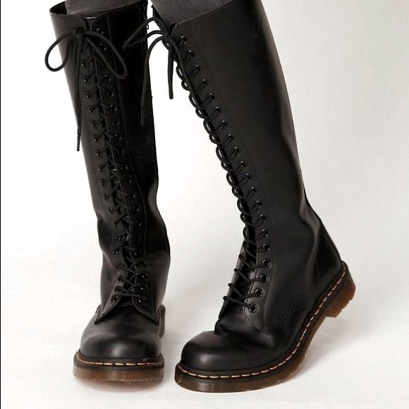 Martens Original 20 Eye Knee High Combat Boot Sz US